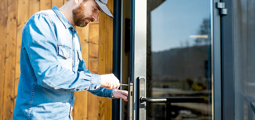 Frameless Glass Storefront Door Locks Replacement in St. Helena, CA